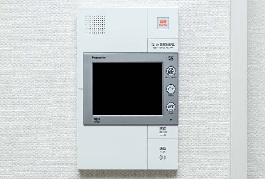 カラーモニター付セキュリティインターホン※3