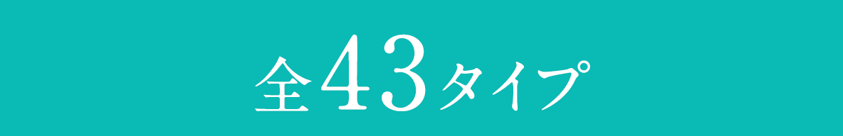 全43タイプ