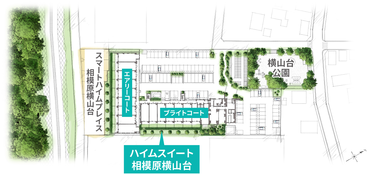 敷地配置概念図