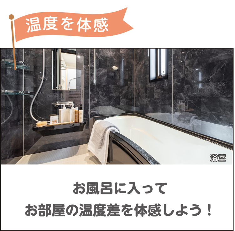 温度を体感