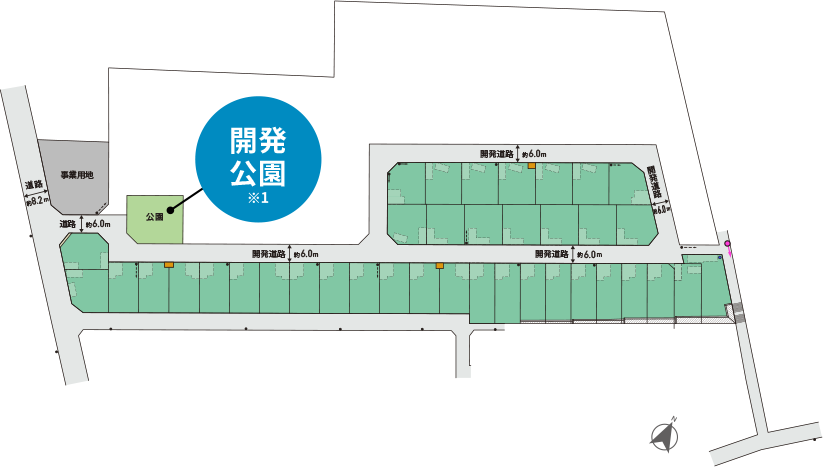 新鎌ケ谷リードタウン全体区画図