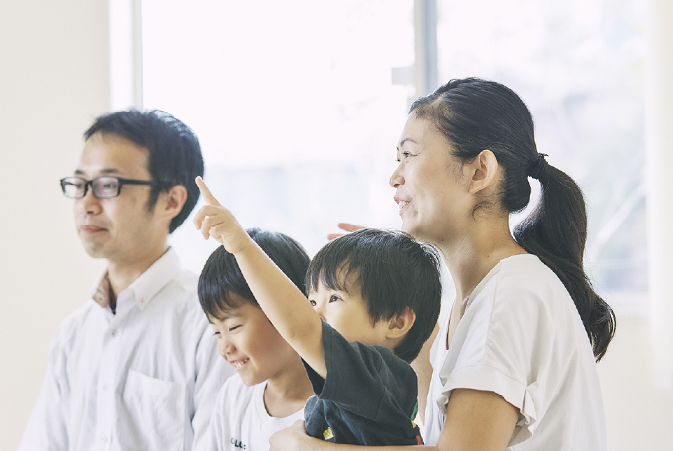 タウン内の環境に満足と話すHさん