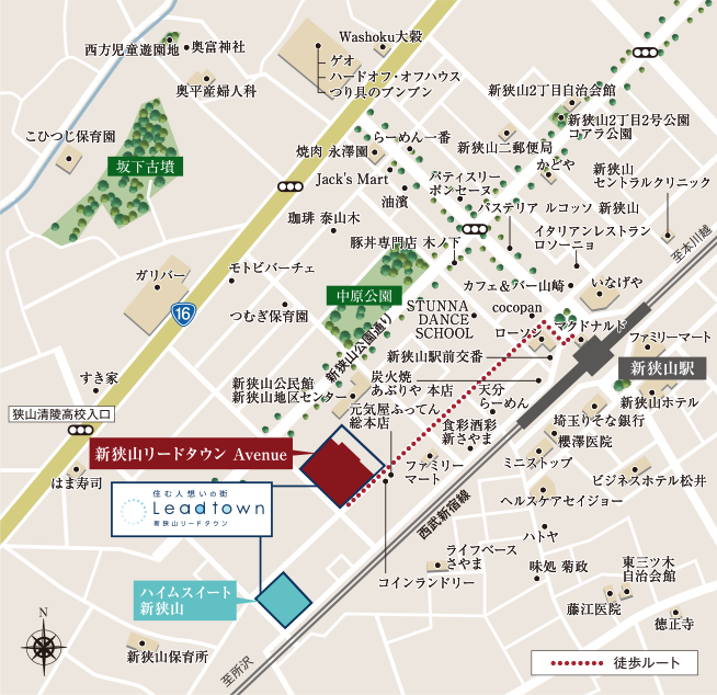 現地案内図