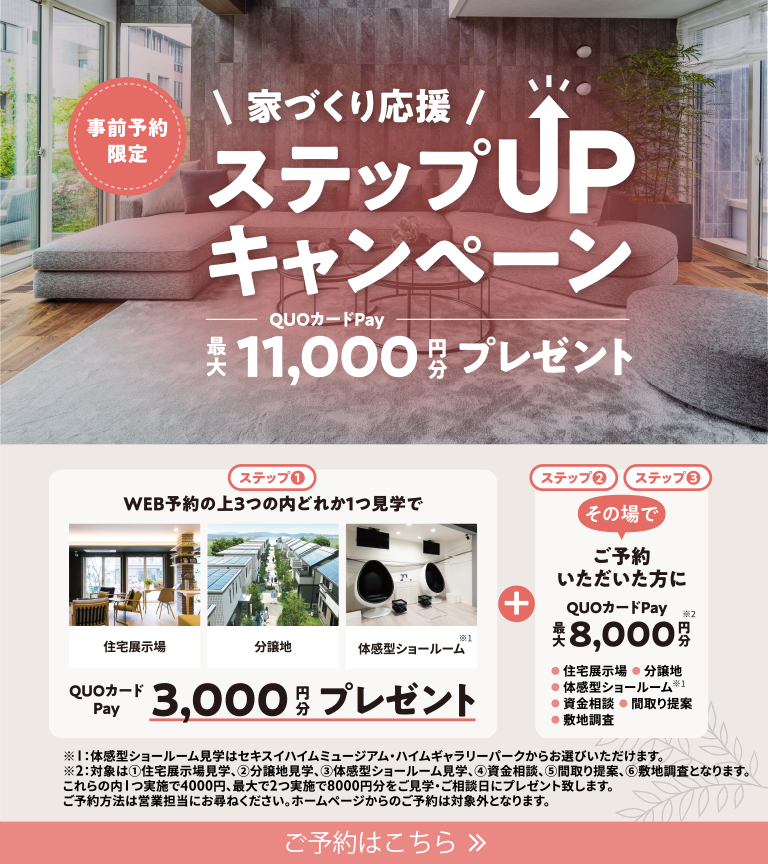 ステップUPキャンペーン